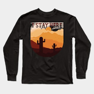 dune, desert, sand, deserts, hot, sandstorm, oasis, heat Long Sleeve T-Shirt